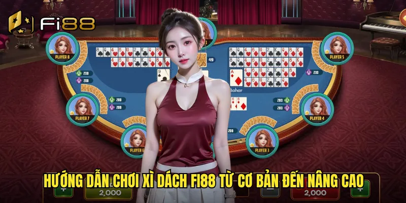 Xì Dách Fi88 Phiên Bản Blackjack Việt Hóa Tỷ Lệ Thắng Hấp Dẫn 2 Hướng dẫn chơi xì dách Fi88 từ cơ bản đến nâng cao