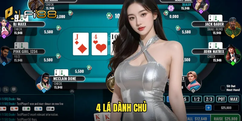 4 lá dành chủ
