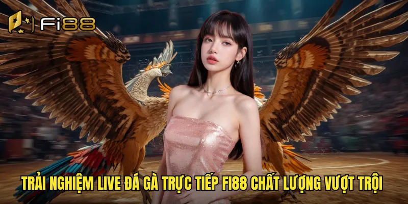 Trải nghiệm live đá gà trực tiếp Fi88 chất lượng vượt trội