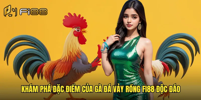 Khám phá đặc điểm của gà đá vảy rồng Fi88 độc đáo