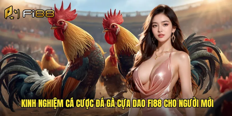 Kinh nghiệm cá cược đá gà cựa dao Fi88 cho người mới
